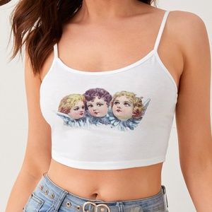 Angel Cropped Top.
